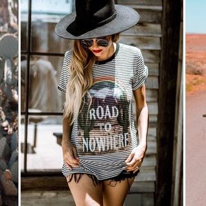 Life Clothing Company Road to Nowhere tee. Small